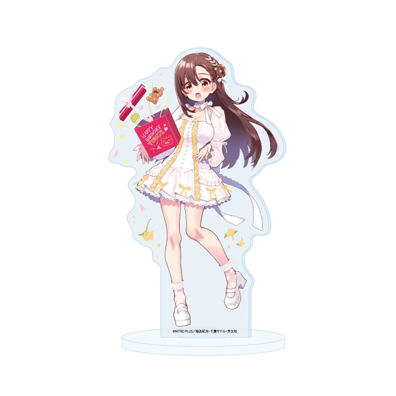 アクリルスタンド がっこうぐらし! 06 若狭悠里B(描き下ろしイラスト) (Acrylic Stand "School-Live!" 06 Wakasa Yuuri B (Original Illustration))