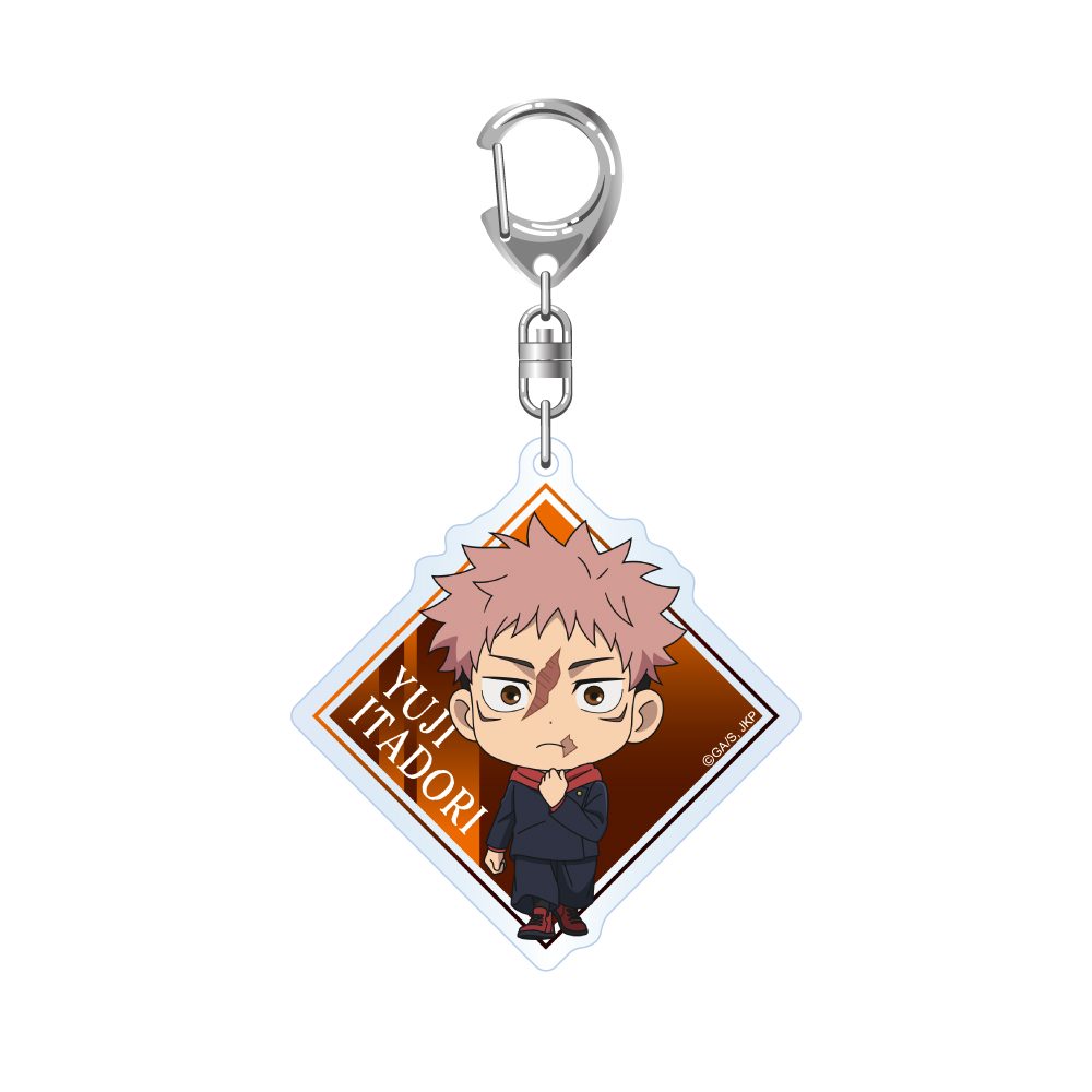呪術廻戦 ミニキャラ アクリルキーホルダー 虎杖悠仁 ("Jujutsu Kaisen" Mini Character Acrylic Key Chain Itadori Yuji)