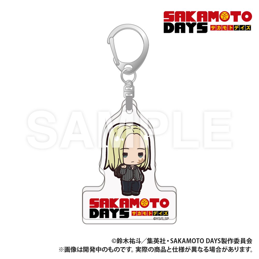 SAKAMOTO DAYS ダイカットアクリルキーホルダー ぷちきゅん 神々廻 ("Sakamoto Days" Die-cut Acrylic Key Chain Petit Kyun Shishiba)