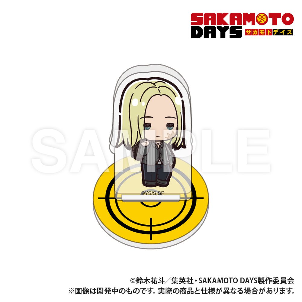 SAKAMOTO DAYS ミニアクリルスタンド ぷちきゅん 神々廻 ("Sakamoto Days" Mini Acrylic Stand Petit Kyun Shishiba)
