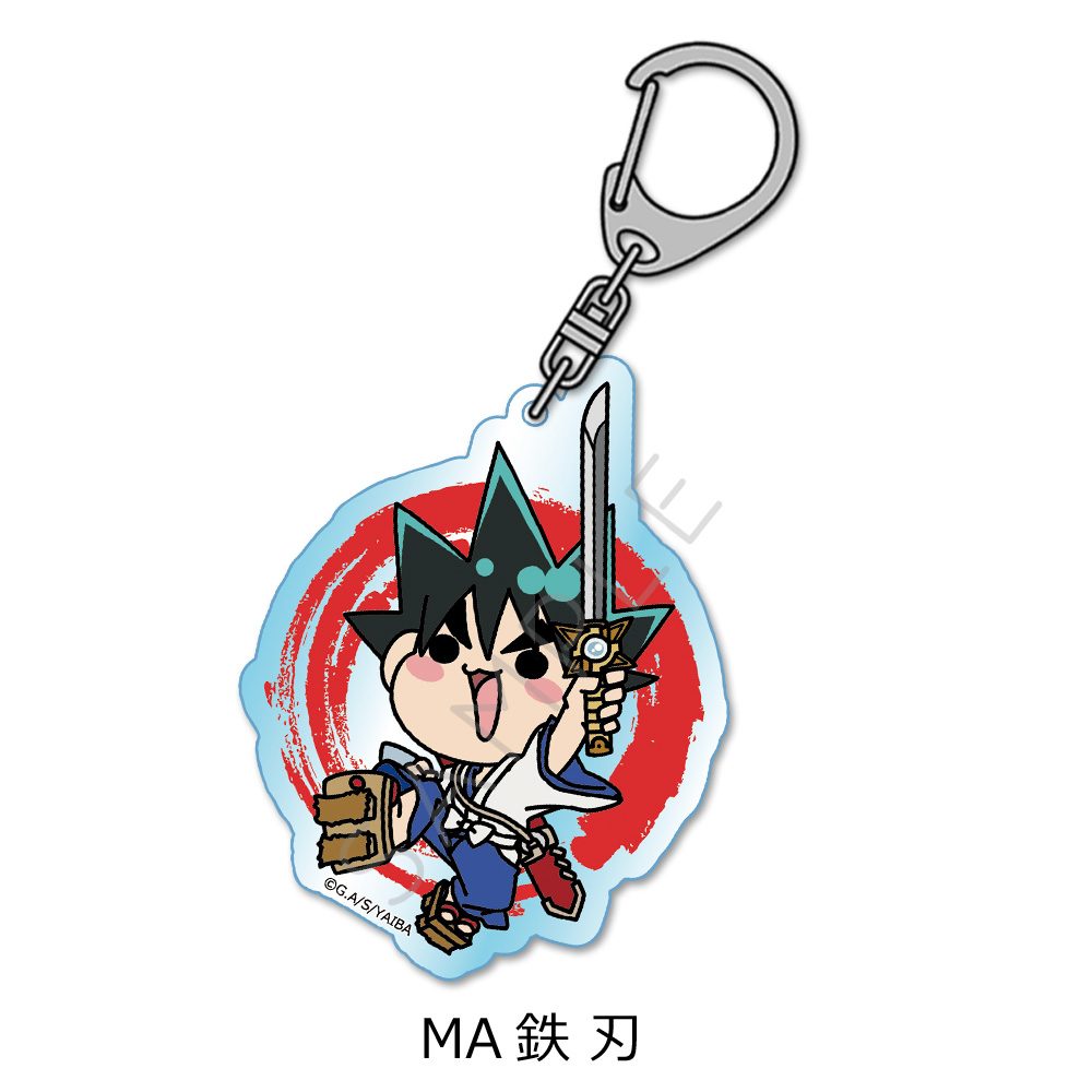真・侍伝YAIBA アクリルキーホルダー MA 鉄刃 ("YAIBA: Samurai Legend" Acrylic Key Chain MA Kurogane Yaiba)