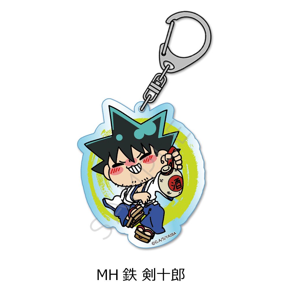真・侍伝YAIBA アクリルキーホルダー MH 鉄剣十郎 ("YAIBA: Samurai Legend" Acrylic Key Chain MH Kurogane Kenjuro)
