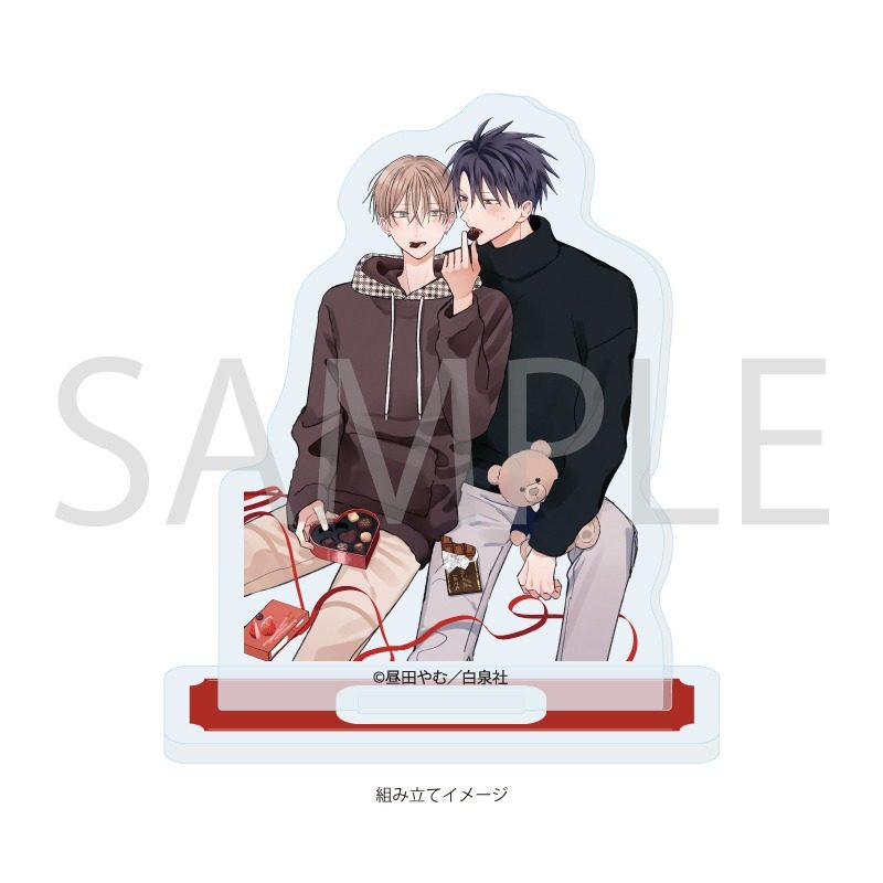 ミニアクリルスタンドプレート 花丸漫画100号記念フェア 03 年上幼馴染がかわいくて困る (Mini Acrylic Stand Plate Hanamaru Manga Vol. 100 Anniversary Fair 03 "Toshiue Osananajimi ga Kawaikute Komaru")