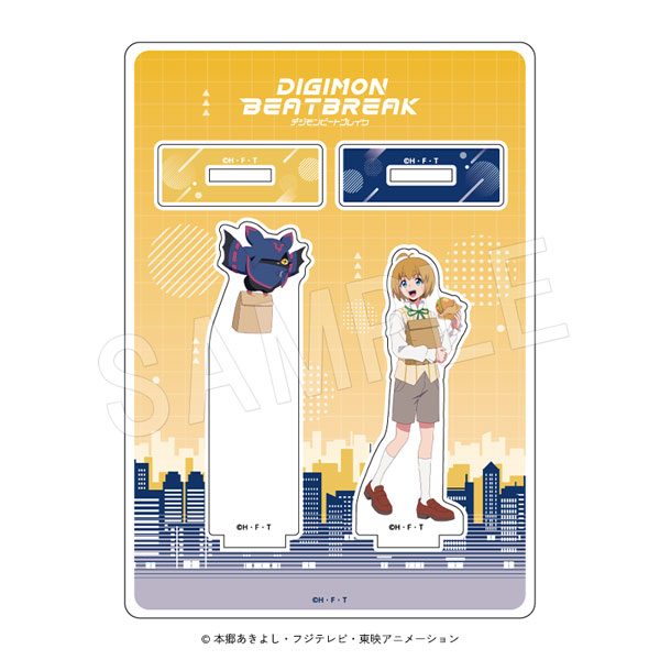 DIGIMON BEATBREAK アクリルスタンド AGF2025Ver. 久遠寺マコト/キロプモン ("DIGIMON BEATBREAK" Acrylic Stand AGF 2025 Ver. Kuonji Makoto / Chiropmon)