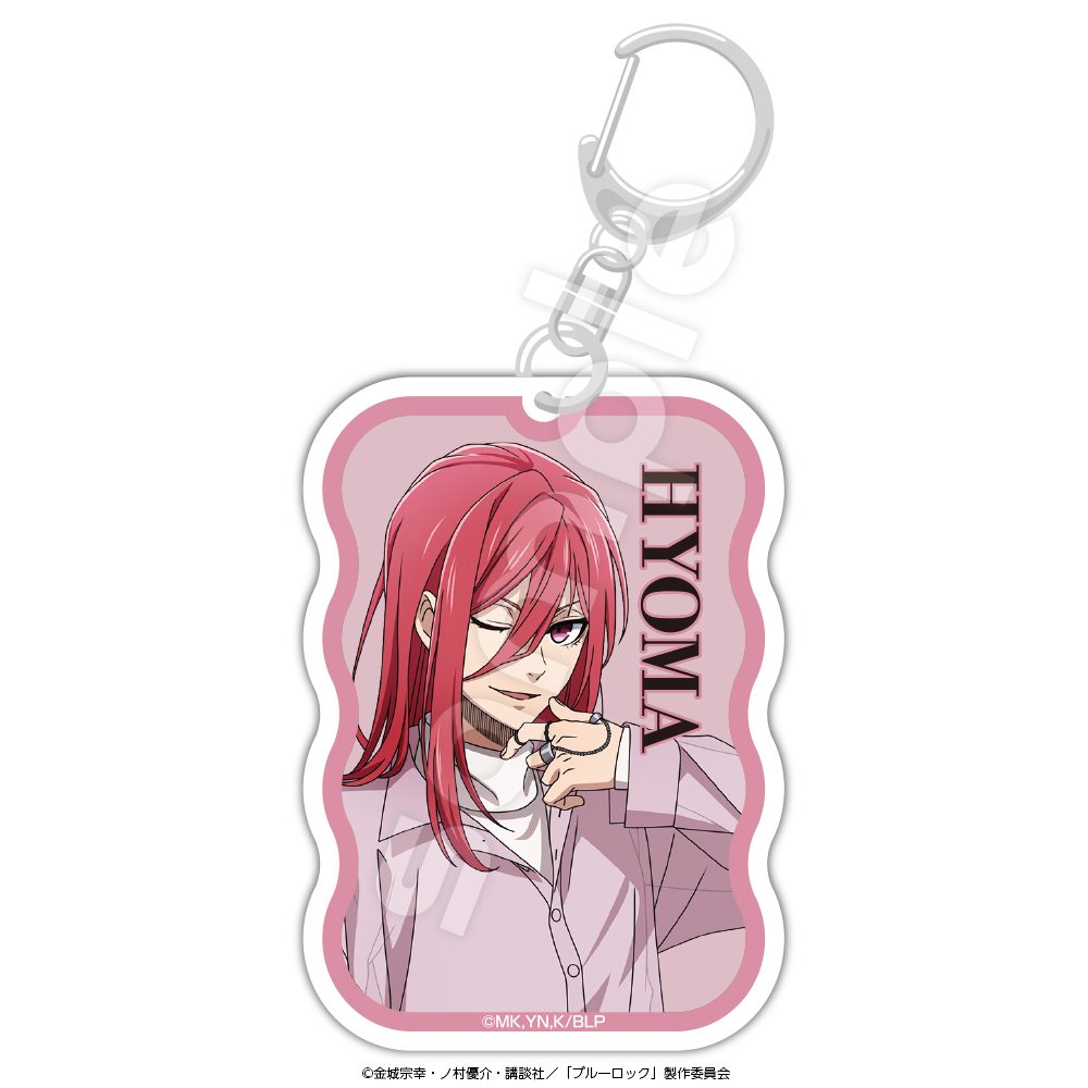 ブルーロック アクリルキーホルダー 千切豹馬 ("Blue Lock" Acrylic Key Chain Chigiri Hyoma)
