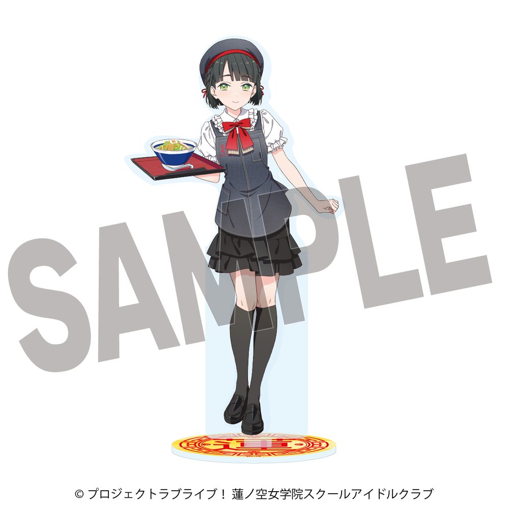 ラブライブ!蓮ノ空女学院スクールアイドルクラブ×8番らーめんコラボ BIGアクリルスタンド 百生吟子 ("Love Live! Hasu no Sora Jogakuin School Idol Club" x Hachi-ban Ramen Collaboration Big Acrylic Stand Momose Ginko)