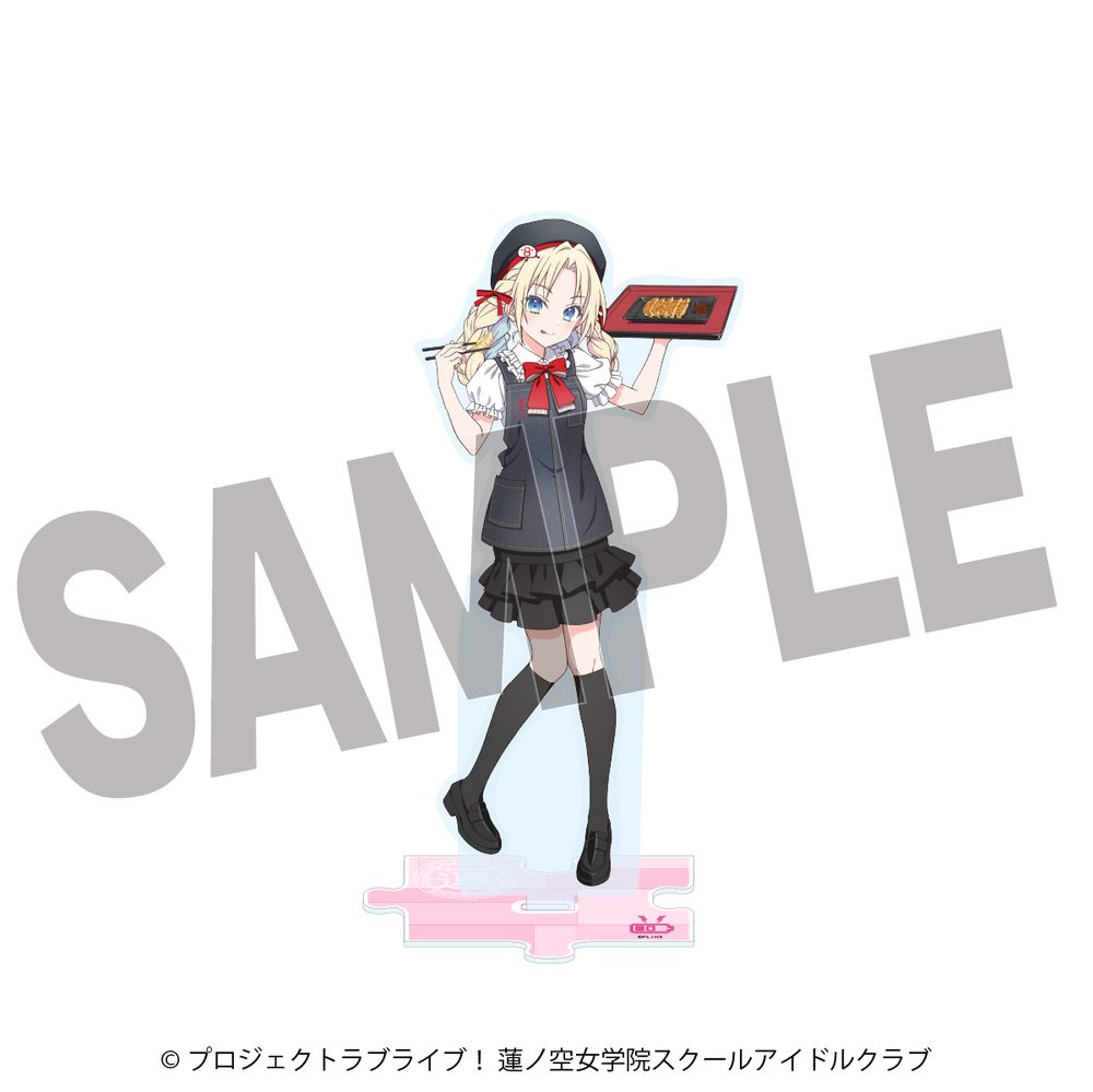 ラブライブ!蓮ノ空女学院スクールアイドルクラブ×8番らーめんコラボ アクリルスタンド 大沢瑠璃乃 ("Love Live! Hasu no Sora Jogakuin School Idol Club" x Hachi-ban Ramen Collaboration Acrylic Stand Osawa Rurino)