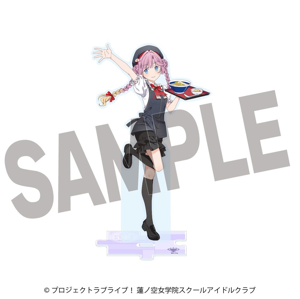 ラブライブ!蓮ノ空女学院スクールアイドルクラブ×8番らーめんコラボ アクリルスタンド 安養寺姫芽 ("Love Live! Hasu no Sora Jogakuin School Idol Club" x Hachi-ban Ramen Collaboration Acrylic Stand Anyoji Hime)