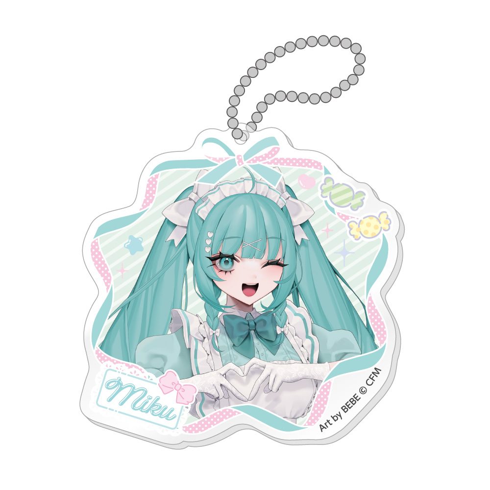 初音ミク 秋葉原フェスティバル2025 アクリルキーホルダー コンセプトカフェVer. 初音ミク (Hatsune Miku Akihabara Festival 2025 Acrylic Key Chain Concept Cafe Ver. Hatsune Miku)