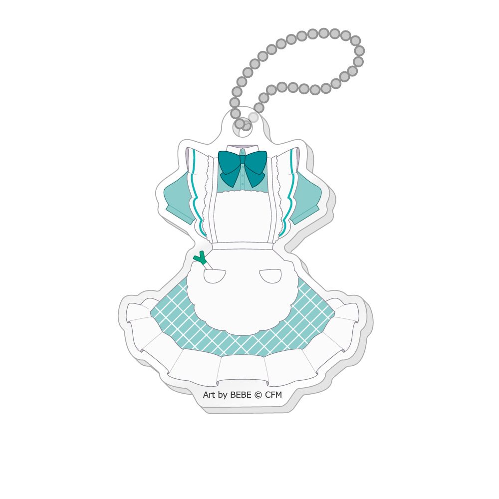 初音ミク 秋葉原フェスティバル2025 衣装風アクリルキーホルダー コンセプトカフェVer. 初音ミク (Hatsune Miku Akihabara Festival 2025 Costume Style Acrylic Key Chain Concept Cafe Ver. Hatsune Miku)