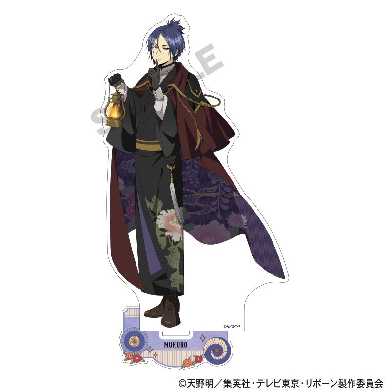家庭教師ヒットマンREBORN! アクリルスタンド 六道骸 レトロコーデ ("Reborn!" Acrylic Stand Rokudo Mukuro Retro Outfit)