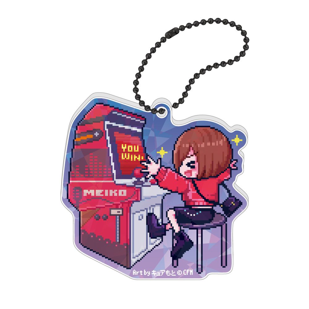 39Culture 2025 RETRO ホログラムアクリルキーホルダー MEIKO (39Culture 2025 RETRO Hologram Acrylic Key Chain MEIKO)