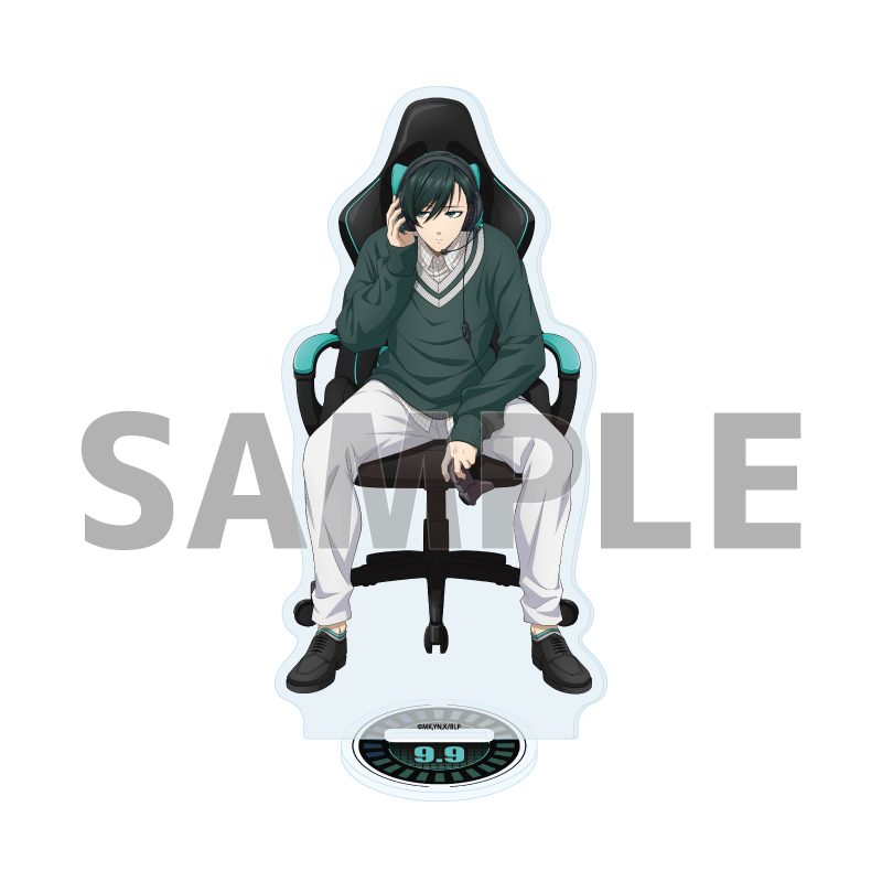 アクリルスタンド ブルーロック 45 糸師凛 ゲーム実況Ver.(描き下ろしイラスト) (Acrylic Stand "Blue Lock" 45 Itoshi Rin Game Commentary Ver. (Original Illustration))
