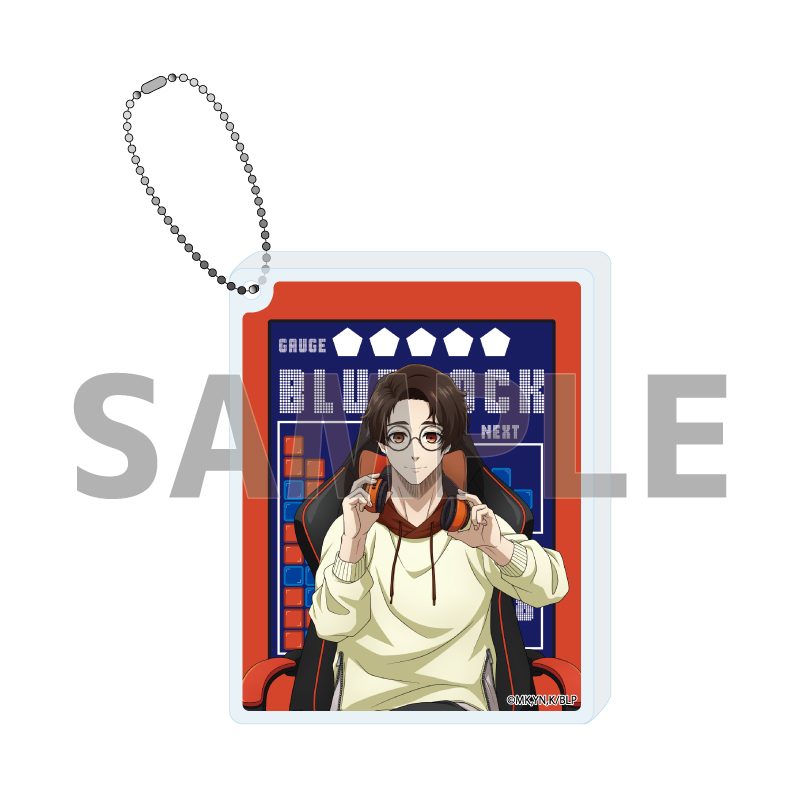 アクリルブロックキーホルダー ブルーロック 04 雪宮剣優 ゲーム実況Ver.(描き下ろしイラスト) (Acrylic Block Key Chain "Blue Lock" 04 Yukimiya Kenyu Game Commentary Ver. (Original Illustration))