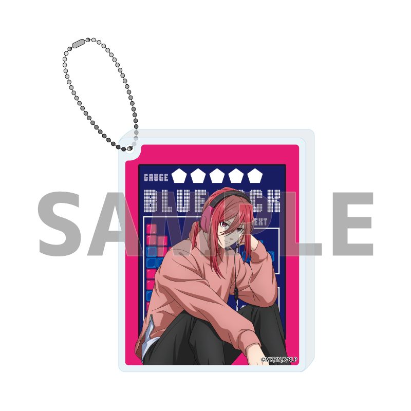 アクリルブロックキーホルダー ブルーロック 06 千切豹馬 ゲーム実況Ver.(描き下ろしイラスト) (Acrylic Block Key Chain "Blue Lock" 06 Chigiri Hyoma Game Commentary Ver. (Original Illustration))