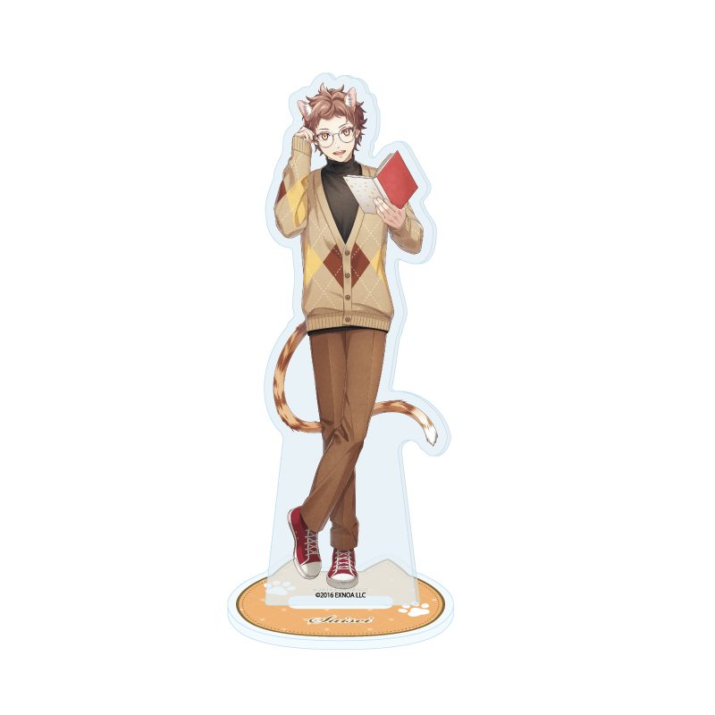アクリルスタンド 文豪とアルケミスト 41 室生犀星 猫Ver.(描き起こしイラスト) (Acrylic Stand "Bungo to Alchemist" 41 Murou Saisei Cat Ver. (Original Illustration))