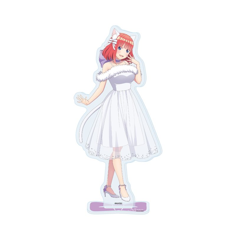 アクリルスタンド 五等分の花嫁* 12 二乃 エレガントキャットVer.(描き下ろしイラスト) (Acrylic Stand "The Quintessential Quintuplets Specials 2" 12 Nino Elegant Cat Ver. (Original Illustration))