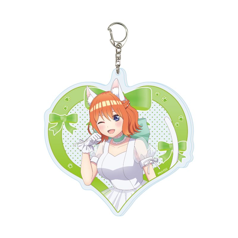 デカアクリルキーホルダー 五等分の花嫁* 04 四葉 エレガントキャットVer.(描き下ろしイラスト) (Deka Acrylic Key Chain "The Quintessential Quintuplets Specials 2" 04 Yotsuba Elegant Cat Ver. (Original Illustration))