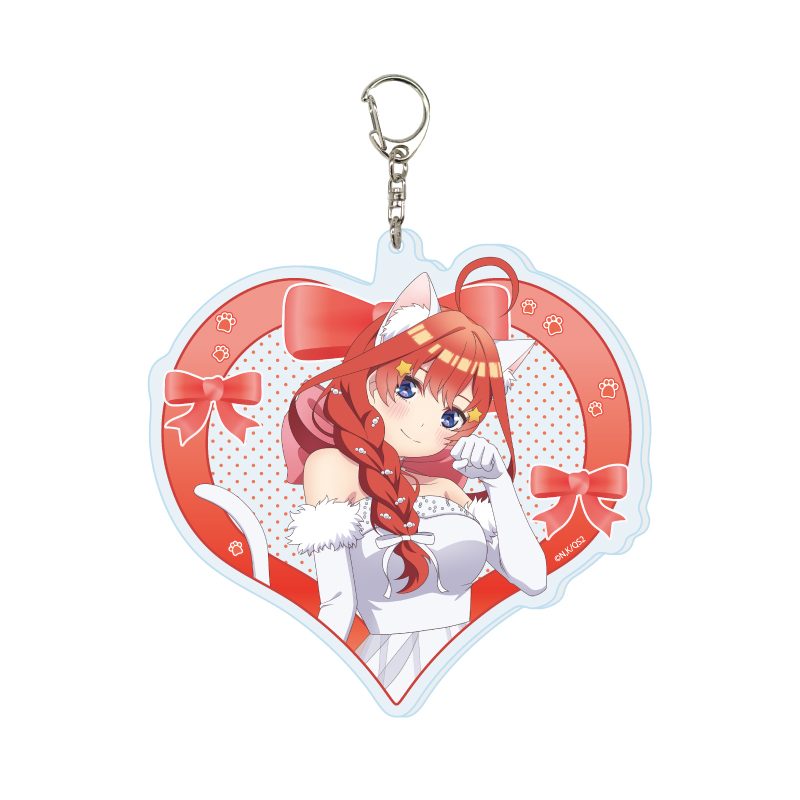 デカアクリルキーホルダー 五等分の花嫁* 05 五月 エレガントキャットVer.(描き下ろしイラスト) (Deka Acrylic Key Chain "The Quintessential Quintuplets Specials 2" 05 Itsuki Elegant Cat Ver. (Original Illustration))