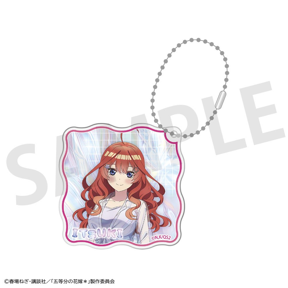 五等分の花嫁* キラキラアクリルキーホルダー 中野五月 ("The Quintessential Quintuplets Specials 2" Kirakira Acrylic Key Chain Nakano Itsuki)