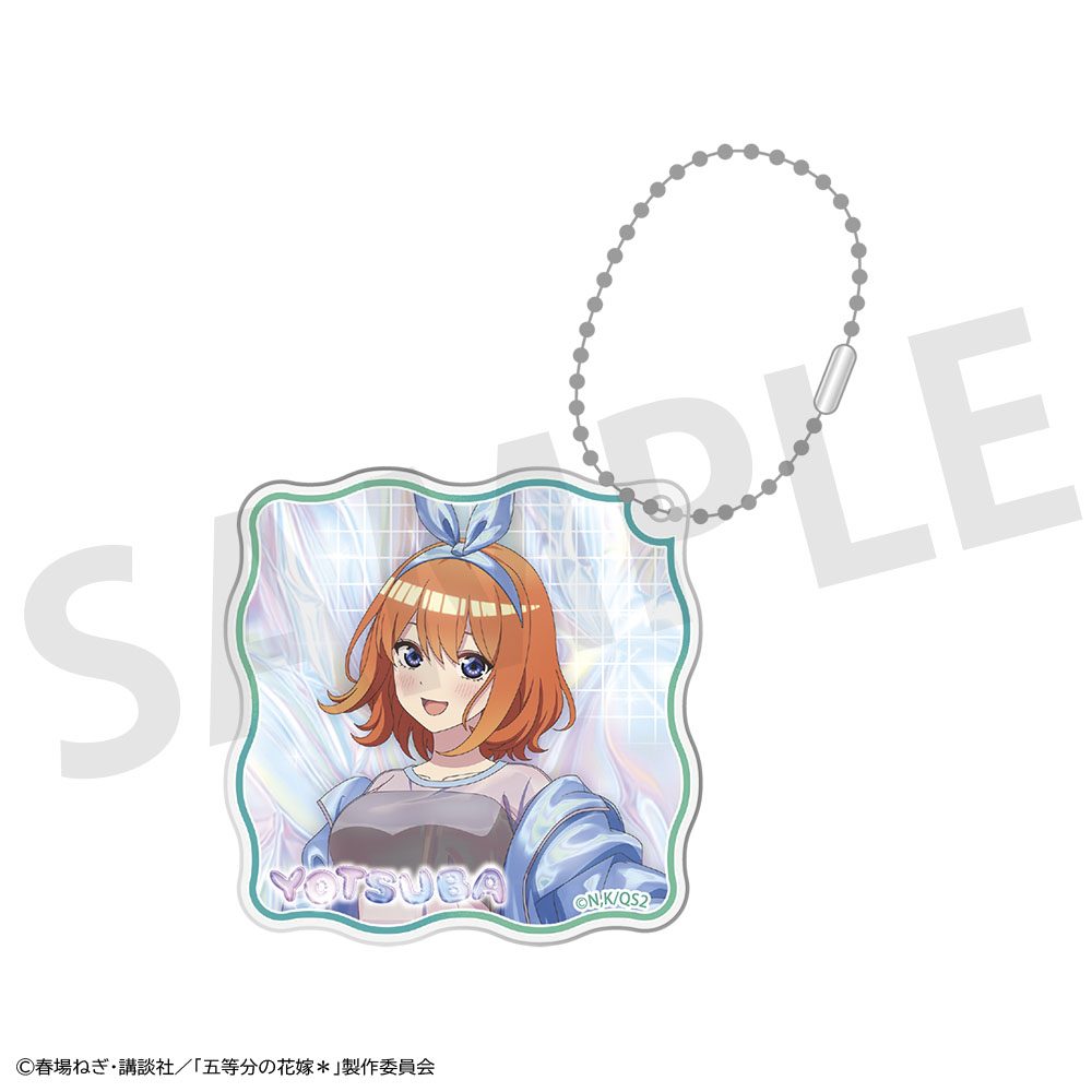 五等分の花嫁* キラキラアクリルキーホルダー 中野四葉 ("The Quintessential Quintuplets Specials 2" Kirakira Acrylic Key Chain Nakano Yotsuba)