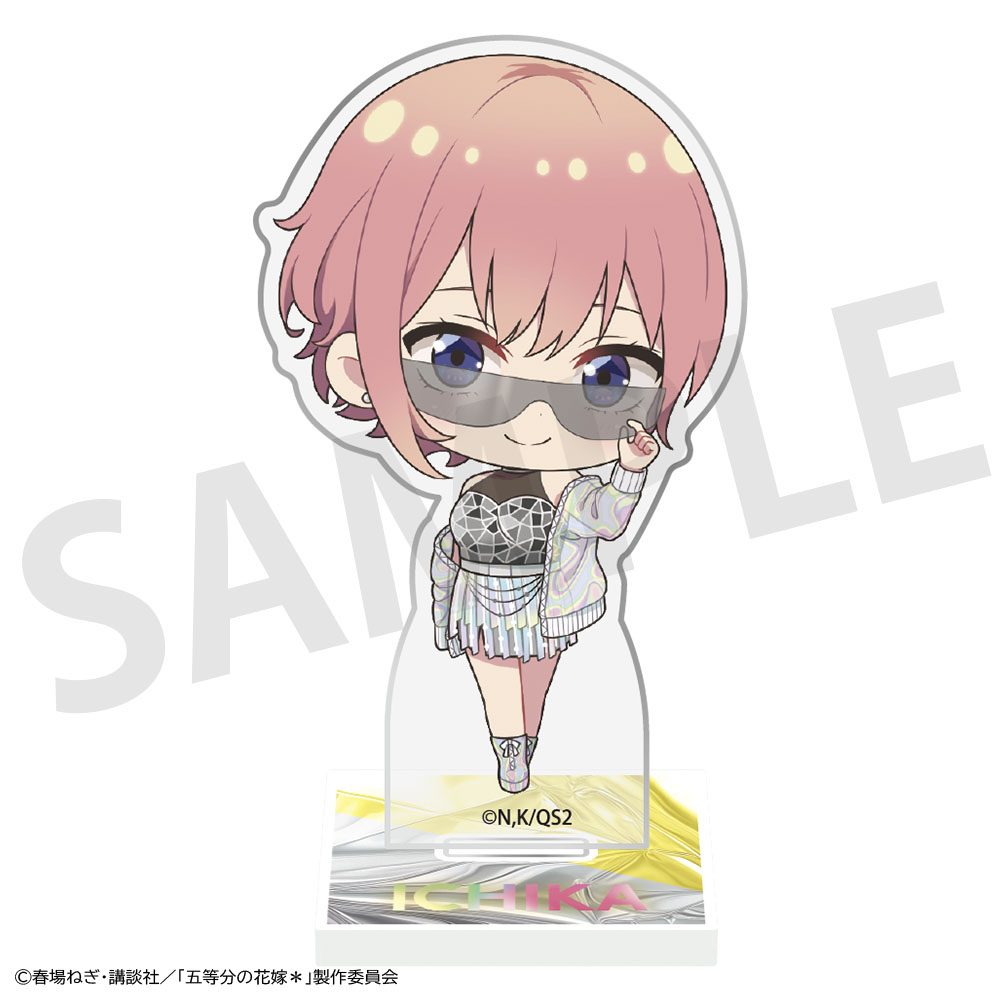 五等分の花嫁* ミニアクリルスタンドプレート 中野一花 ("The Quintessential Quintuplets Specials 2" Mini Acrylic Stand Plate Nakano Ichika)