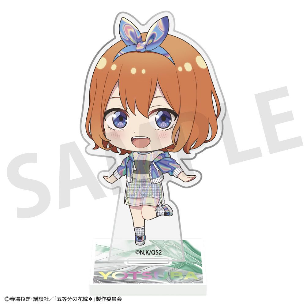 五等分の花嫁* ミニアクリルスタンドプレート 中野四葉 ("The Quintessential Quintuplets Specials 2" Mini Acrylic Stand Plate Nakano Yotsuba)