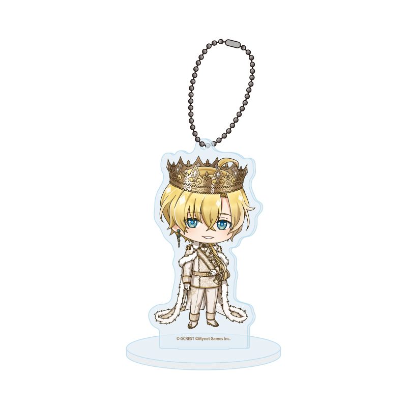 アクリルスタンドキーホルダー 夢王国と眠れる100人の王子様 37 レジェ(ミニキャライラスト) (Acrylic Stand Key Chain "100 Sleeping Princes and the Kingdom of Dreams" 37 Rege (Mini Character Illustration))