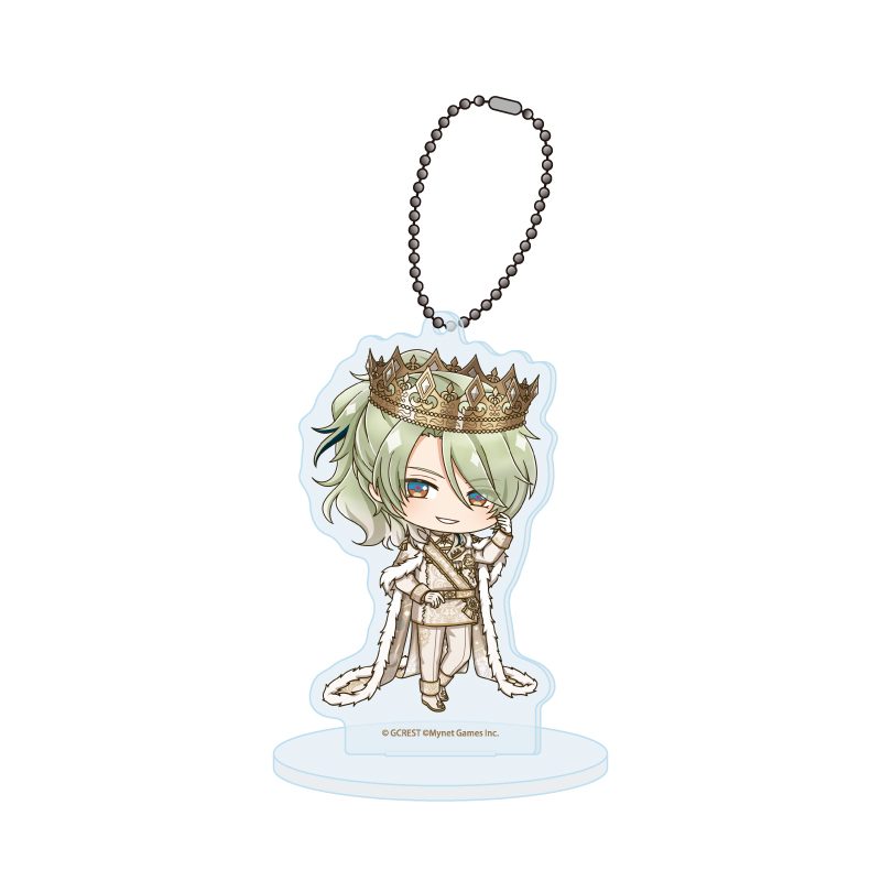 アクリルスタンドキーホルダー 夢王国と眠れる100人の王子様 45 アマノ(ミニキャライラスト) (Acrylic Stand Key Chain "100 Sleeping Princes and the Kingdom of Dreams" 45 Amano (Mini Character Illustration))