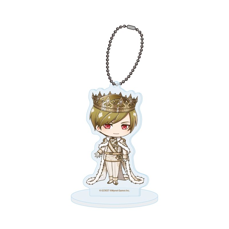 アクリルスタンドキーホルダー 夢王国と眠れる100人の王子様 46 フレイグ(ミニキャライラスト) (Acrylic Stand Key Chain "100 Sleeping Princes and the Kingdom of Dreams" 46 Fllayg (Mini Character Illustration))