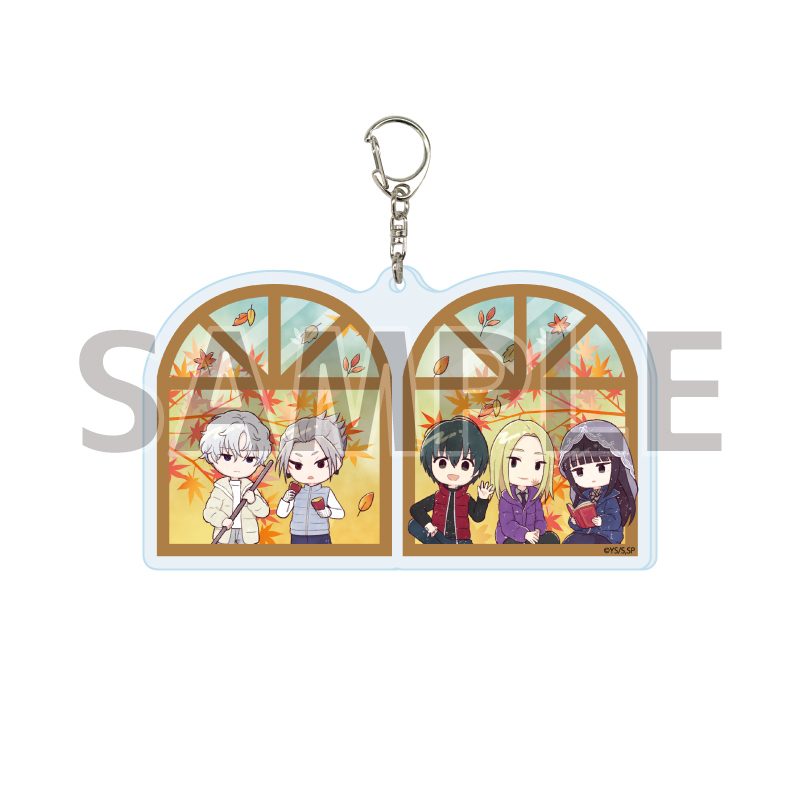 デカアクリルキーホルダー SAKAMOTO DAYS 19 デザインB 紅葉Ver.(グラフアートイラスト) (Deka Acrylic Key Chain "Sakamoto Days" 19 Design B Autumn Leaves Ver. (Graff Art Illustration))