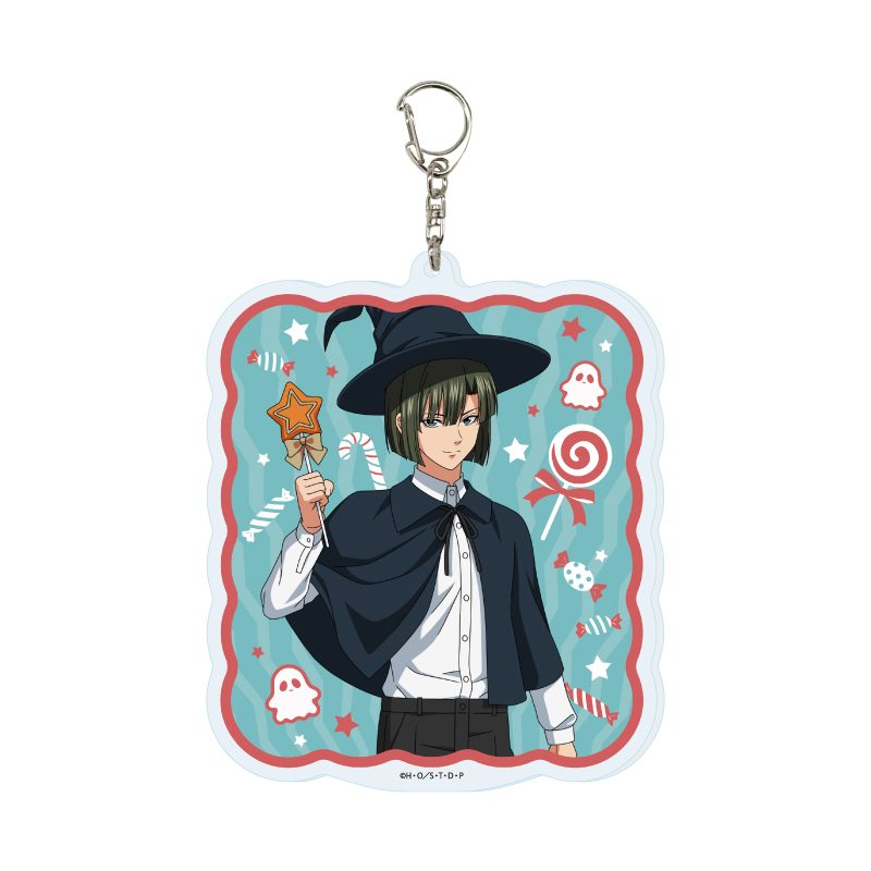 デカアクリルキーホルダー ヒカルの碁 03 塔矢アキラ ハロウィンVer.(描き下ろしイラスト) (Deka Acrylic Key Chain "Hikaru no Go" 03 Toya Akira Halloween Ver. (Original Illustration))