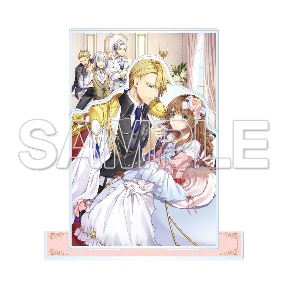 小動物系令嬢は氷の王子に溺愛される アクリルジオラマ ("The Small-Animallike Lady Is Adored by the Ice Prince" Acrylic Diorama)