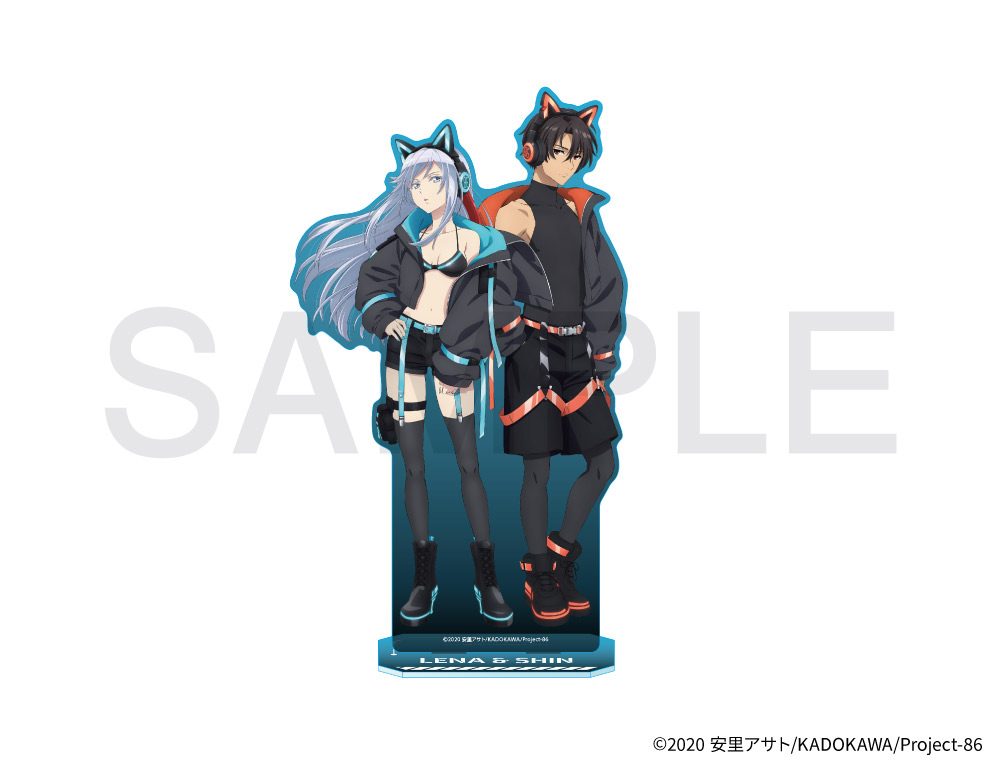86-エイティシックス-×COLLABOCAFEHONPO BLANC 2025 BIGアクリルスタンド ("86 -Eighty Six-" x COLLABOCAFEHONPO BLANC 2025 Big Acrylic Stand)