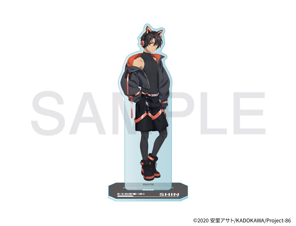 86-エイティシックス-×COLLABOCAFEHONPO BLANC 2025 等身アクリルスタンド シンエイ・ノウゼン ("86 -Eighty Six-" x COLLABOCAFEHONPO BLANC 2025 Life-size Acrylic Stand Shinei Nouzen)