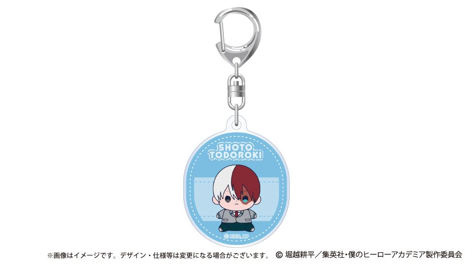 僕のヒーローアカデミア もっちび アクリルキーホルダー 轟焦凍 ("My Hero Academia" Mocchibi Acrylic Key Chain Todoroki Shoto)