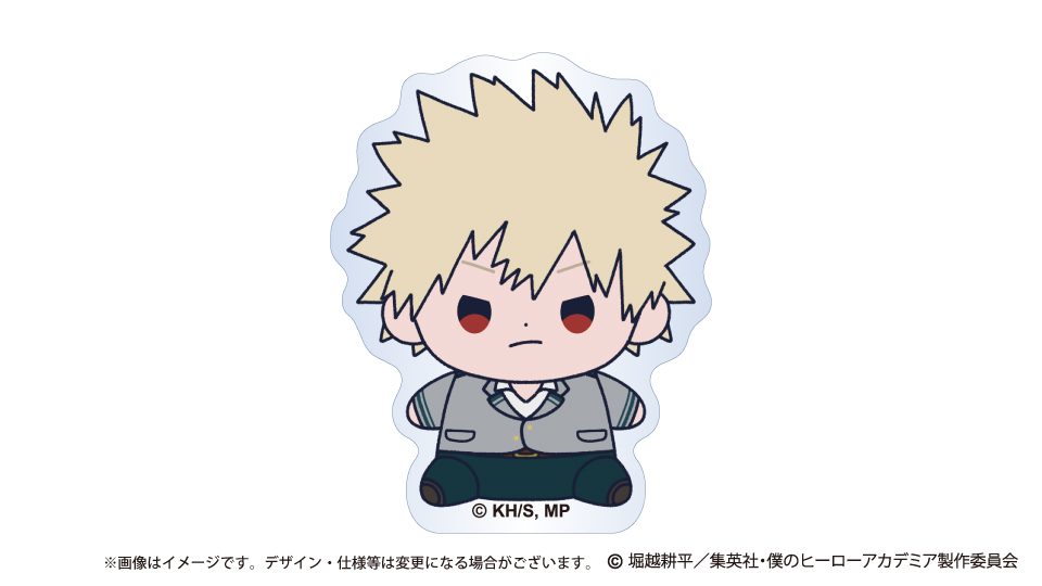 僕のヒーローアカデミア もっちび アクリルバッジスタンド 爆豪勝己 ("My Hero Academia" Mocchibi Acrylic Badge Stand Bakugo Katsuki)