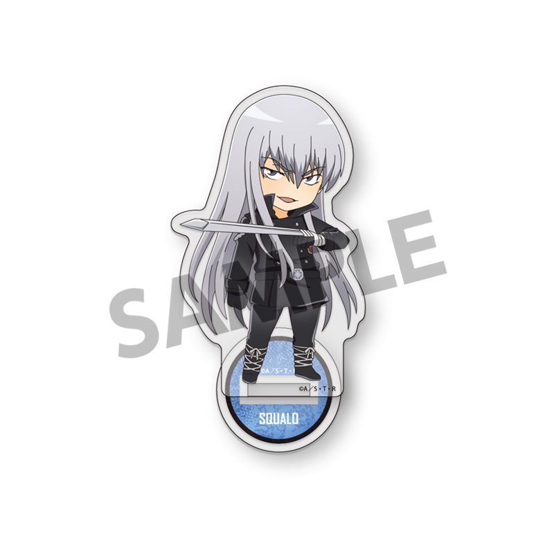 ぴくりる! 家庭教師ヒットマンREBORN! アクリルスタンド Vol.1 S・スクアーロ (Pikuriru! "Reborn!" Acrylic Stand Vol. 1 S. Squalo)