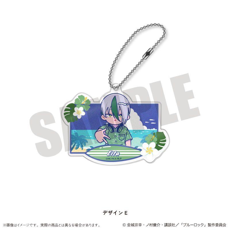 ブルーロック アクリルキーホルダー にゅーとろ 第2弾 E 乙夜影汰 ("Blue Lock" Acrylic Key Chain Newtoro Vol. 2 E Otoya Eita)