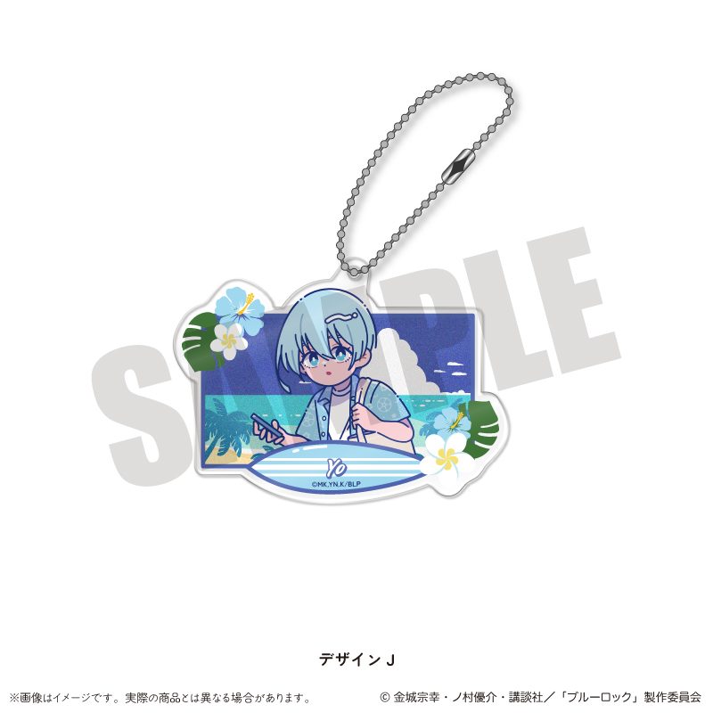 ブルーロック アクリルキーホルダー にゅーとろ 第2弾 J 氷織羊 ("Blue Lock" Acrylic Key Chain Newtoro Vol. 2 J Hiori Yo)