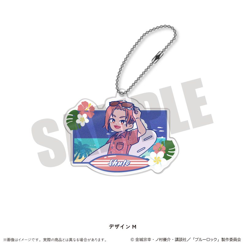 ブルーロック アクリルキーホルダー にゅーとろ 第2弾 M 閃堂秋人 ("Blue Lock" Acrylic Key Chain Newtoro Vol. 2 M Sendou Shuto)