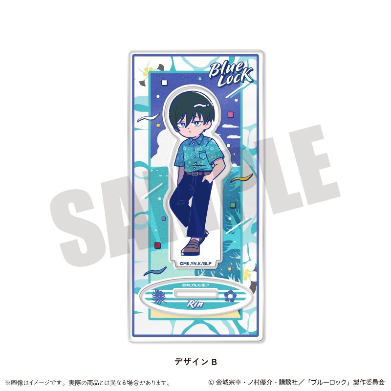 ブルーロック アクリルスタンド にゅーとろ 第2弾 B 糸師凛 ("Blue Lock" Acrylic Stand Newtoro Vol. 2 B Itoshi Rin)