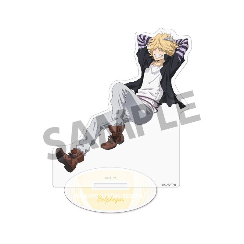 家庭教師ヒットマンREBORN! アクリルスタンド ベルフェゴール ("Reborn!" Acrylic Stand Belphegor)