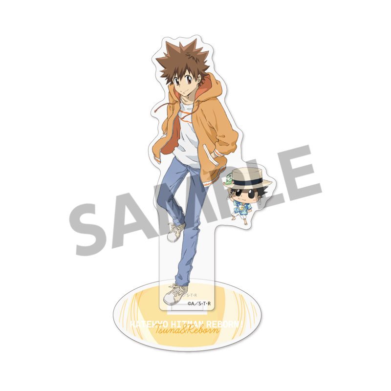 家庭教師ヒットマンREBORN! アクリルスタンド 沢田綱吉&リボーン ("Reborn!" Acrylic Stand Sawada Tsunayoshi & Reborn)