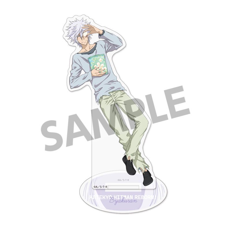 家庭教師ヒットマンREBORN! アクリルスタンド 白蘭 ("Reborn!" Acrylic Stand Byakuran)