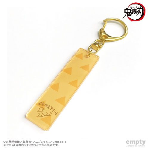 鬼滅の刃 バーキーチェーン 03 我妻善逸 ("Demon Slayer: Kimetsu no Yaiba" Bar Key Chain 03 Agatsuma Zenitsu)