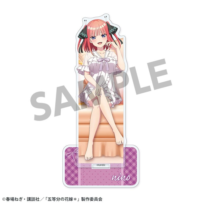五等分の花嫁* 描き下ろしアクリルスタンド 中野二乃 ナイトウェアVer. ("The Quintessential Quintuplets Specials 2" Original Illustration Acrylic Stand Nakano Nino Nightwear Ver.)