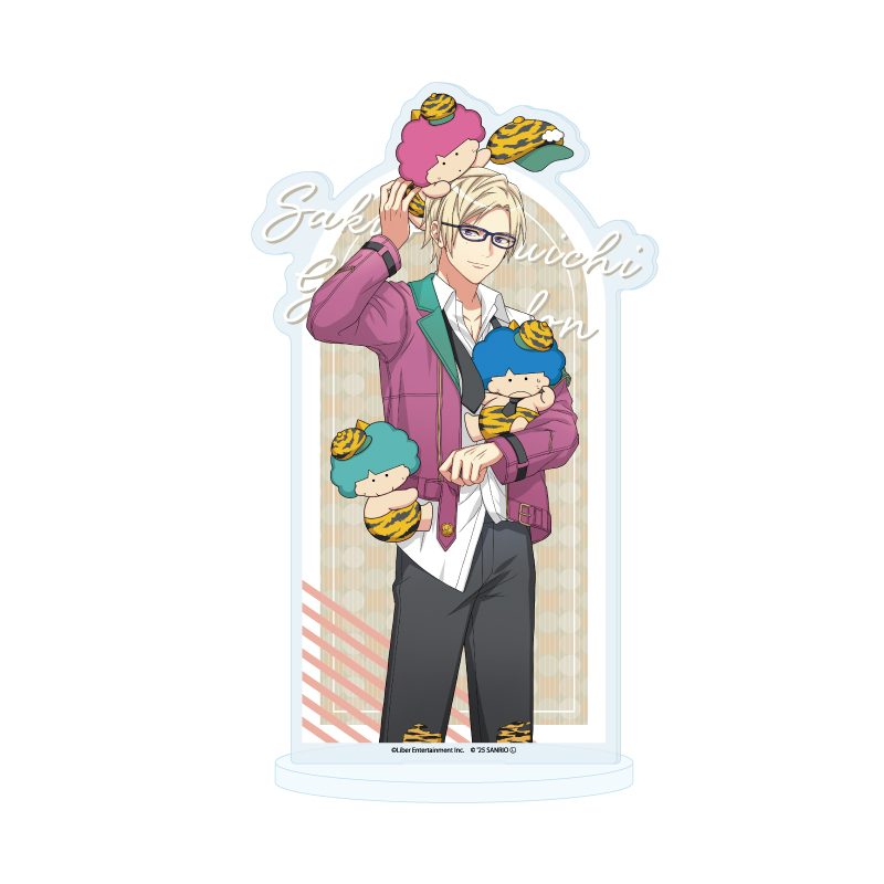アクリルスタンド A3!×Sanrio characters 43 古市左京×ゴロピカドン(等身イラスト) (Acrylic Stand "A3!" x Sanrio Characters 43 Furuichi Sakyo x Goropikadon (Life-size Illustration))