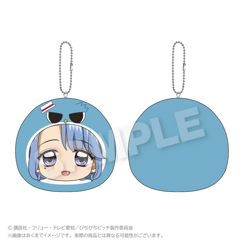 ぴちぴちピッチ まるめいつクッションキーホルダー ノエル ("Mermaid Melody Pichi Pichi Pitch" Marumates Cushion Key Chain Noel)
