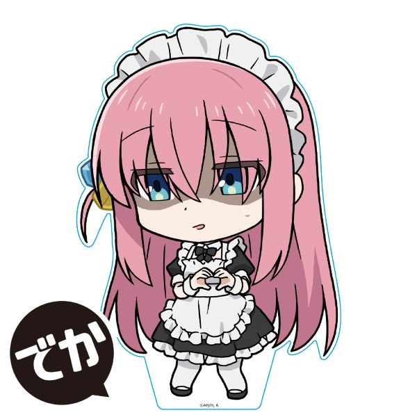 ぼっち・ざ・ろっく! でかぷにこれ!アクリルフィギュア 後藤ひとり メイド服Ver. ("Bocchi the Rock!" Deka Puni Colle! Acrylic Figure Gotoh Hitori Maid Costume Ver.)